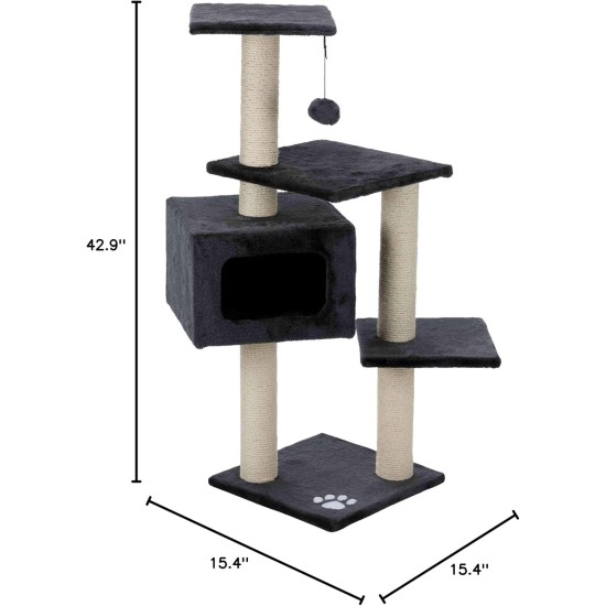 Trixie 43787 Palamos Scratching Post 109 cm Charcoal Grey Trixie 43787 Palamos Scratching Post 109 cm Charcoal Grey