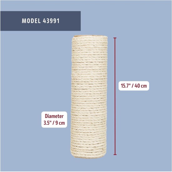Trixie 44000 replacement trunk, sisal, ø 11 × 30 cm, natural Trixie 44000 replacement trunk, sisal, ø 11 × 30 cm, natural