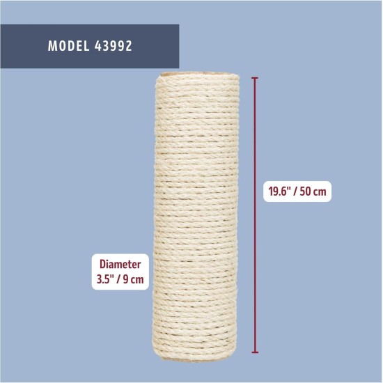 Trixie 44000 replacement trunk, sisal, ø 11 × 30 cm, natural Trixie 44000 replacement trunk, sisal, ø 11 × 30 cm, natural