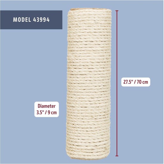 Trixie 44000 replacement trunk, sisal, ø 11 × 30 cm, natural Trixie 44000 replacement trunk, sisal, ø 11 × 30 cm, natural