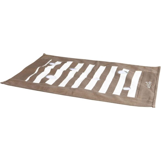 Trixie 46005 Cat Activity Paw Blanket, 70 × 50 cm, Brown/Cream Trixie 46005 Cat Activity Paw Blanket, 70 × 50 cm, Brown/Cream