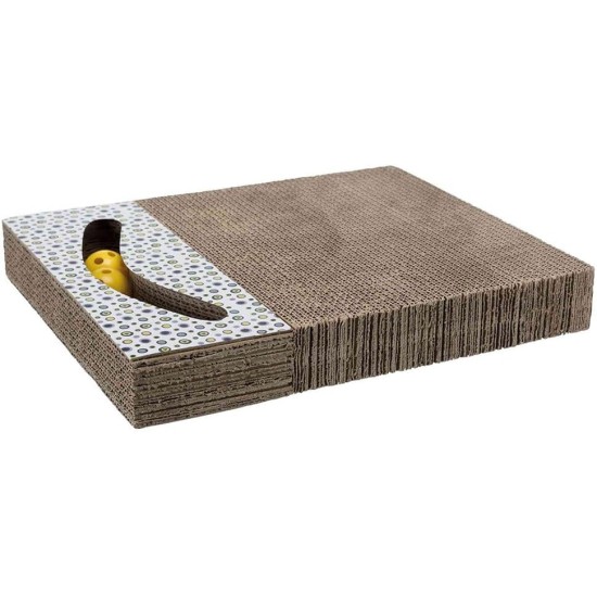 Trixie Cat/Kitten Scratching Cardboard with Chase Balls and Catnip