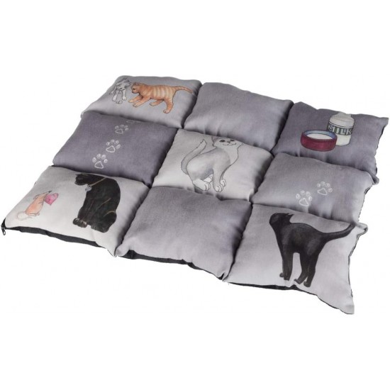 Trixie Patchwork Blanket Cat, 55 x 45 cm, Grey Trixie Patchwork Blanket Cat, 55 x 45 cm, Grey
