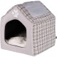 Trixie Silas cuddle cave, 36352, 40 × 45 × 40 cm, grey / cream. Trixie Silas cuddle cave, 36352, 40 × 45 × 40 cm, grey / cream.