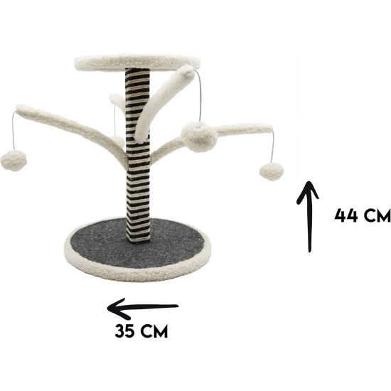 Tyrol 44cm Grey White Post