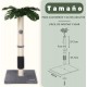 ULTRALARK Cat Scratching Post 80cm with High Quality Sisal Rope, Cute Cat Tree with Swinging and Jumping Ball Toy for Small Cats (Monstera) ULTRALARK Cat Scratching Post 80cm with High Quality Sisal Rope, Cute Cat Tree with Swinging and Jumping Ball Toy for Small Cats (Monstera)