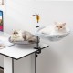 Uross Cat Bed for Desk, 360° Rotatable & Height Adjustable, Soft Cat Hammock with 2 Washable Covers, Cat Sleeping Place for Home Office, All Year Round Use (Grey) Uross Cat Bed for Desk, 360° Rotatable & Height Adjustable, Soft Cat Hammock with 2 Washable Covers, Cat Sleeping Place for Home Office, All Year Round Use (Grey)
