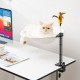 Uross Cat Bed for Desk, 360° Rotatable & Height Adjustable, Soft Cat Hammock with 2 Washable Covers, Cat Sleeping Place for Home Office, All Year Round Use (Grey) Uross Cat Bed for Desk, 360° Rotatable & Height Adjustable, Soft Cat Hammock with 2 Washable Covers, Cat Sleeping Place for Home Office, All Year Round Use (Grey)