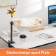 Uross Cat Bed for Desk, 360° Rotatable & Height Adjustable, Soft Cat Hammock with 2 Washable Covers, Cat Sleeping Place for Home Office, All Year Round Use (Grey) Uross Cat Bed for Desk, 360° Rotatable & Height Adjustable, Soft Cat Hammock with 2 Washable Covers, Cat Sleeping Place for Home Office, All Year Round Use (Grey)