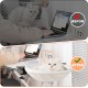 Uross Cat Bed for Desk, 360° Rotatable & Height Adjustable, Soft Cat Hammock with 2 Washable Covers, Cat Sleeping Place for Home Office, All Year Round Use (Grey) Uross Cat Bed for Desk, 360° Rotatable & Height Adjustable, Soft Cat Hammock with 2 Washable Covers, Cat Sleeping Place for Home Office, All Year Round Use (Grey)