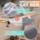 Uross Cat Bed for Desk, 360° Rotatable & Height Adjustable, Soft Cat Hammock with 2 Washable Covers, Cat Sleeping Place for Home Office, All Year Round Use (Grey) Uross Cat Bed for Desk, 360° Rotatable & Height Adjustable, Soft Cat Hammock with 2 Washable Covers, Cat Sleeping Place for Home Office, All Year Round Use (Grey)