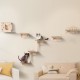VEVOR Climbing Wall, Cat Wall Shelves and Perches with Jumping Boards, Nest, Barrier Board and Cat Tree, Floating Cat Furniture up to 40 lbs for Sleeping, Playing, Climbing, Set of 5 VEVOR Climbing Wall, Cat Wall Shelves and Perches with Jumping Boards, Nest, Barrier Board and Cat Tree, Floating Cat Furniture up to 40 lbs for Sleeping, Playing, Climbing, Set of 5