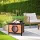 VOUNOT® Wooden Cat House, Weatherproof Cat House with Swing Door in Cat Ear Design & Height-Adjustable Feet, Cat House for Outdoors, Grey, 57 x 45 x 43 cm VOUNOT® Wooden Cat House, Weatherproof Cat House with Swing Door in Cat Ear Design & Height-Adjustable Feet, Cat House for Outdoors, Grey, 57 x 45 x 43 cm