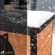 VOUNOT® Wooden Cat House, Weatherproof Cat House with Swing Door in Cat Ear Design & Height-Adjustable Feet, Cat House for Outdoors, Grey, 57 x 45 x 43 cm VOUNOT® Wooden Cat House, Weatherproof Cat House with Swing Door in Cat Ear Design & Height-Adjustable Feet, Cat House for Outdoors, Grey, 57 x 45 x 43 cm