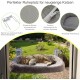 Viva Cat Cat Window Lounger - Sturdy Cat Hammock for Windows | Comfortable Cat Bed with Washable Cushion - Window Lounger for Cats up to 18 kg (40 lbs) | Space Saving Cat Furniture & Accessories
