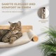 WOOWOOD® Climbing Wall Cats Including 2 x Cat Stairs Wall [Solid Wood] I Cat Scratching Post I Hammock Cat I Wall Scratching Post I Cat Furniture I Cat Wall I Cat Climbing Wall Set (5 Pieces)