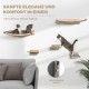 WOOWOOD® Climbing Wall Cats Including 2 x Cat Stairs Wall [Solid Wood] I Cat Scratching Post I Hammock Cat I Wall Scratching Post I Cat Furniture I Cat Wall I Cat Climbing Wall Set (5 Pieces)