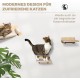 WOOWOOD® Climbing Wall Cats Including 2 x Cat Stairs Wall [Solid Wood] I Cat Scratching Post I Hammock Cat I Wall Scratching Post I Cat Furniture I Cat Wall I Cat Climbing Wall Set (5 Pieces)