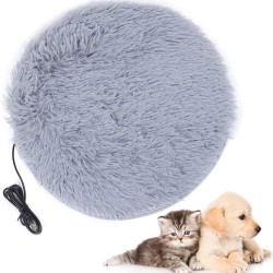 Wakects Heat Mat for Dogs and Cats, 40 x 40 cm, Removable and Washable, Heat Blanket for Pets, Bed for Dogs and Cats (Grey-Silver) Wakects Heat Mat for Dogs and Cats, 40 x 40 cm, Removable and Washable, Heat Blanket for Pets, Bed for Dogs and Cats (Grey-Silver)