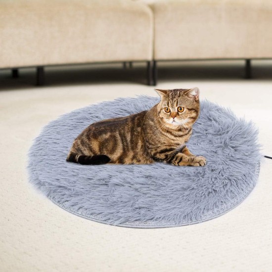 Wakects Heat Mat for Dogs and Cats, 40 x 40 cm, Removable and Washable, Heat Blanket for Pets, Bed for Dogs and Cats (Grey-Silver) Wakects Heat Mat for Dogs and Cats, 40 x 40 cm, Removable and Washable, Heat Blanket for Pets, Bed for Dogs and Cats (Grey-Silver)