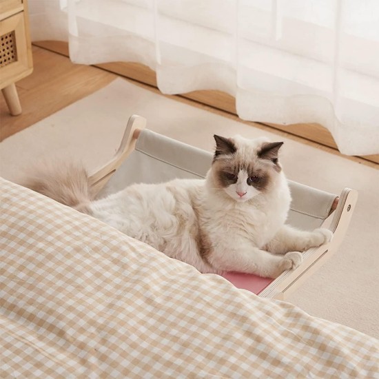 Windowsill, Bedside Table, Chair Back, Drawer Perch for Cat, Easy to Assemble and Use Cat Bed, The Best of Space, Durable and Stable Cat Shelf Bed Windowsill, Bedside Table, Chair Back, Drawer Perch for Cat, Easy to Assemble and Use Cat Bed, The Best of Space, Durable and Stable Cat Shelf Bed