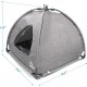 Winsterch Indoor Cat Bed, Pet Tent for Cats, Small Dogs, Kitten Bed with Removable Washable Cushion (47 x 47 x 49 x 49 cm, Grey) Winsterch Indoor Cat Bed, Pet Tent for Cats, Small Dogs, Kitten Bed with Removable Washable Cushion (47 x 47 x 49 x 49 cm, Grey)