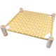 Wooden Hammock with Feet 53 x 48 cm Boho Cat Mustard Wooden Hammock with Feet 53 x 48 cm Boho Cat Mustard