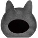 Wool Felt Cat Cave with Handle 40 x 34 x 36 cm Anthracite Wool Felt Cat Cave with Handle 40 x 34 x 36 cm Anthracite