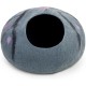 Woolygon Cats of The Wild Series Wool Cat Cave, 100% Merino Wool Handmade Eco-Friendly Felt Cat Den for Indoor Cats and Kittens Woolygon Cats of The Wild Series Wool Cat Cave, 100% Merino Wool Handmade Eco-Friendly Felt Cat Den for Indoor Cats and Kittens