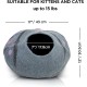 Woolygon Cats of The Wild Series Wool Cat Cave, 100% Merino Wool Handmade Eco-Friendly Felt Cat Den for Indoor Cats and Kittens Woolygon Cats of The Wild Series Wool Cat Cave, 100% Merino Wool Handmade Eco-Friendly Felt Cat Den for Indoor Cats and Kittens