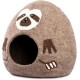 Woolygon Cats of The Wild Series Wool Cat Cave, 100% Merino Wool Handmade Eco-Friendly Felt Cat Den for Indoor Cats and Kittens Woolygon Cats of The Wild Series Wool Cat Cave, 100% Merino Wool Handmade Eco-Friendly Felt Cat Den for Indoor Cats and Kittens