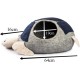 Woolygon Cats of The Wild Series Wool Cat Cave, 100% Merino Wool Handmade Eco-Friendly Felt Cat Den for Indoor Cats and Kittens Woolygon Cats of The Wild Series Wool Cat Cave, 100% Merino Wool Handmade Eco-Friendly Felt Cat Den for Indoor Cats and Kittens