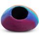 Woolygon Cats of The Wild Series Wool Cat Cave, 100% Merino Wool Handmade Eco-Friendly Felt Cat Den for Indoor Cats and Kittens Woolygon Cats of The Wild Series Wool Cat Cave, 100% Merino Wool Handmade Eco-Friendly Felt Cat Den for Indoor Cats and Kittens