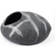 Woolygon Cats of The Wild Series Wool Cat Cave, 100% Merino Wool Handmade Eco-Friendly Felt Cat Den for Indoor Cats and Kittens Woolygon Cats of The Wild Series Wool Cat Cave, 100% Merino Wool Handmade Eco-Friendly Felt Cat Den for Indoor Cats and Kittens
