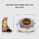 Woolygon Cats of The Wild Series Wool Cat Cave, 100% Merino Wool Handmade Eco-Friendly Felt Cat Den for Indoor Cats and Kittens Woolygon Cats of The Wild Series Wool Cat Cave, 100% Merino Wool Handmade Eco-Friendly Felt Cat Den for Indoor Cats and Kittens