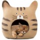 Woolygon Cats of The Wild Series Wool Cat Cave, 100% Merino Wool Handmade Eco-Friendly Felt Cat Den for Indoor Cats and Kittens Woolygon Cats of The Wild Series Wool Cat Cave, 100% Merino Wool Handmade Eco-Friendly Felt Cat Den for Indoor Cats and Kittens