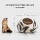 Woolygon Cats of The Wild Series Wool Cat Cave, 100% Merino Wool Handmade Eco-Friendly Felt Cat Den for Indoor Cats and Kittens Woolygon Cats of The Wild Series Wool Cat Cave, 100% Merino Wool Handmade Eco-Friendly Felt Cat Den for Indoor Cats and Kittens