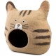 Woolygon Cats of The Wild Series Wool Cat Cave, 100% Merino Wool Handmade Eco-Friendly Felt Cat Den for Indoor Cats and Kittens Woolygon Cats of The Wild Series Wool Cat Cave, 100% Merino Wool Handmade Eco-Friendly Felt Cat Den for Indoor Cats and Kittens