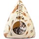 Woolygon Cats of The Wild Series Wool Cat Cave, 100% Merino Wool Handmade Eco-Friendly Felt Cat Den for Indoor Cats and Kittens Woolygon Cats of The Wild Series Wool Cat Cave, 100% Merino Wool Handmade Eco-Friendly Felt Cat Den for Indoor Cats and Kittens