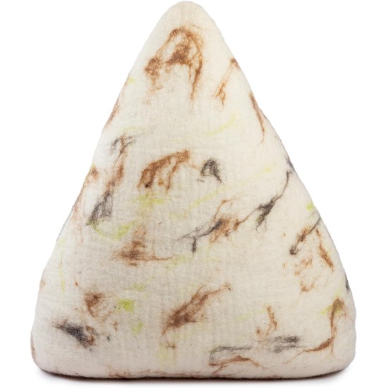 Woolygon Cats of The Wild Series Wool Cat Cave, 100% Merino Wool Handmade Eco-Friendly Felt Cat Den for Indoor Cats and Kittens Woolygon Cats of The Wild Series Wool Cat Cave, 100% Merino Wool Handmade Eco-Friendly Felt Cat Den for Indoor Cats and Kittens