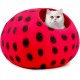 Woolygon Cats of The Wild Series Wool Cat Cave, 100% Merino Wool Handmade Eco-Friendly Felt Cat Den for Indoor Cats and Kittens Woolygon Cats of The Wild Series Wool Cat Cave, 100% Merino Wool Handmade Eco-Friendly Felt Cat Den for Indoor Cats and Kittens