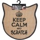 Wouapy - Cat Scratching Mat - Sisal Scratching Mat - Design & Trend - Keep Calm and Scratch - Grey Anthracite 55 x 31 x 0.7 cm Wouapy - Cat Scratching Mat - Sisal Scratching Mat - Design & Trend - Keep Calm and Scratch - Grey Anthracite 55 x 31 x 0.7 cm