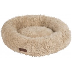 Wouapy 216874THMTE Dog Deluxe For Cat Kitten Furry Cat Basket, Beige