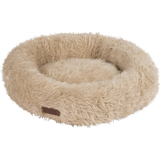 Wouapy 216874THMTE Dog Deluxe For Cat Kitten Furry Cat Basket, Beige Wouapy 216874THMTE Dog Deluxe For Cat Kitten Furry Cat Basket, Beige