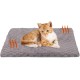 XIAPIA Self-Heating Blanket Cat and Dogs, Fluffy Self-Warming Cat Blanket without Cable, Heat Blanket Electric Blanket without Electricity, Washable Thermal Blanket Cat Cushion (Grey, 90 x 60) XIAPIA Self-Heating Blanket Cat and Dogs, Fluffy Self-Warming Cat Blanket without Cable, Heat Blanket Electric Blanket without Electricity, Washable Thermal Blanket Cat Cushion (Grey, 90 x 60)