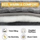 XIAPIA Self-Heating Blanket Cat and Dogs, Fluffy Self-Warming Cat Blanket without Cable, Heat Blanket Electric Blanket without Electricity, Washable Thermal Blanket Cat Cushion (Grey, 90 x 60) XIAPIA Self-Heating Blanket Cat and Dogs, Fluffy Self-Warming Cat Blanket without Cable, Heat Blanket Electric Blanket without Electricity, Washable Thermal Blanket Cat Cushion (Grey, 90 x 60)