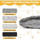 XIAPIA Self-Heating Blanket Cat and Dogs, Fluffy Self-Warming Cat Blanket without Cable, Heat Blanket Electric Blanket without Electricity, Washable Thermal Blanket Cat Cushion (Grey, 90 x 60) XIAPIA Self-Heating Blanket Cat and Dogs, Fluffy Self-Warming Cat Blanket without Cable, Heat Blanket Electric Blanket without Electricity, Washable Thermal Blanket Cat Cushion (Grey, 90 x 60)