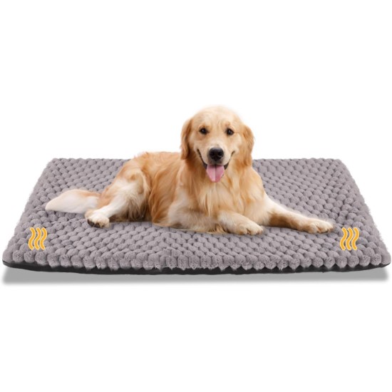 XIAPIA Self-Heating Blanket Cat and Dogs, Fluffy Self-Warming Cat Blanket without Cable, Heat Blanket Electric Blanket without Electricity, Washable Thermal Blanket Cat Cushion (Grey, 90 x 60) XIAPIA Self-Heating Blanket Cat and Dogs, Fluffy Self-Warming Cat Blanket without Cable, Heat Blanket Electric Blanket without Electricity, Washable Thermal Blanket Cat Cushion (Grey, 90 x 60)