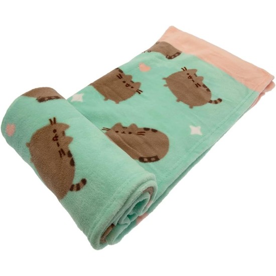 XWI Pusheen The Cat Soft Fleece Blanket Perfect for Any Bedroom 100% Polyester 51" x 67" XWI Pusheen The Cat Soft Fleece Blanket Perfect for Any Bedroom 100% Polyester 51" x 67"