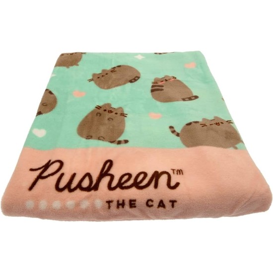 XWI Pusheen The Cat Soft Fleece Blanket Perfect for Any Bedroom 100% Polyester 51" x 67" XWI Pusheen The Cat Soft Fleece Blanket Perfect for Any Bedroom 100% Polyester 51" x 67"